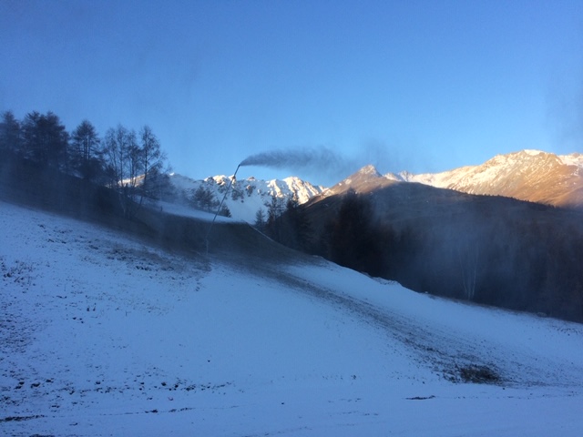 Station de ski la Valloire - fin enneigement