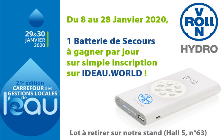 Restez à bloc au #CGLE et gagnez votre Batterie de Secours Powerbank